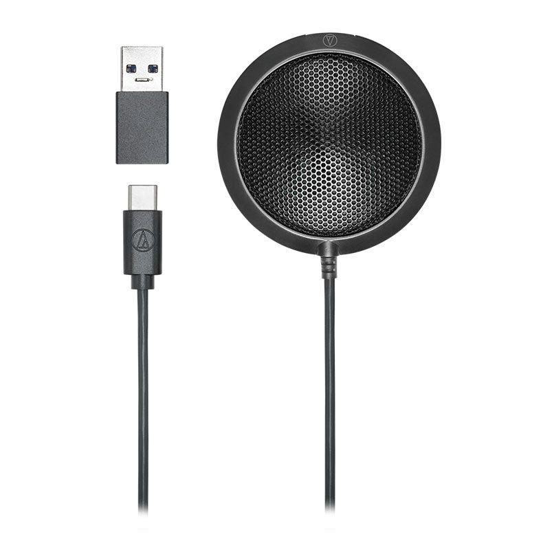 Microfone Audio-Technica ATR4697-USB, USB-C/USB-A, Preto, ATR4697-USB