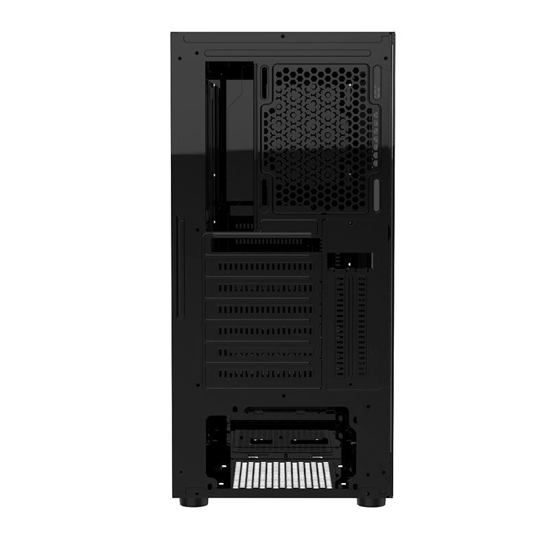 Gabinete Gamer Alseye Audin, Mid-Tower, Lateral de Vidro, Preto, AUDIN-B