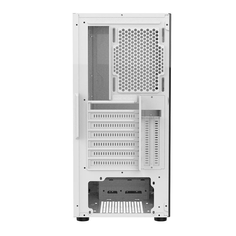 Gabinete Gamer Alseye Audin, Mid-Tower, Lateral de Vidro, Branco, AUDIN-W