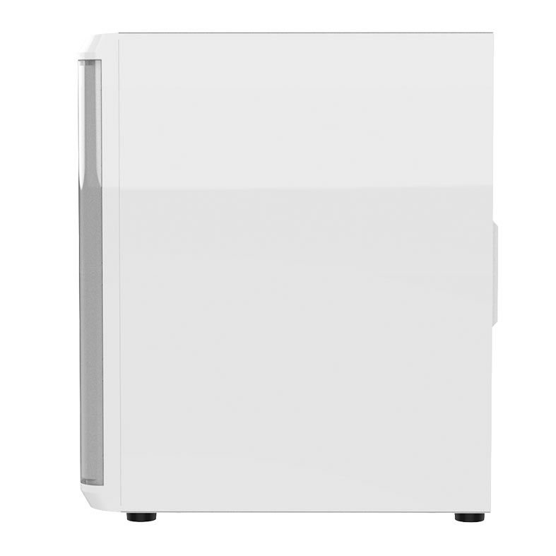 Gabinete Gamer Alseye Audin, Mid-Tower, Lateral de Vidro, Branco, AUDIN-W