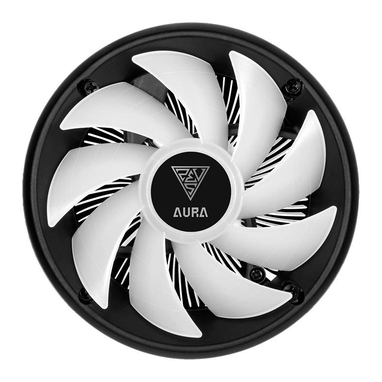 Cooler Para Processador Gamdias Aura GA1, Led Azul E Vermelho, 120mm, Preto, AURA-GA1