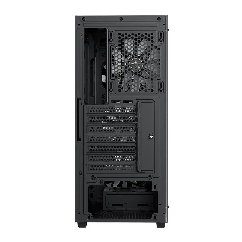 Gabinete Gamer Gamdias Aura GC1 Elite, RGB, Mid-Tower, Lateral De Vidro, Com 4 Fans, Preto, AURA-GC1-ELITE