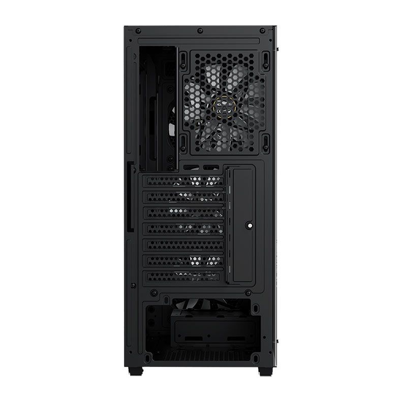 Gabinete Gamer Gamdias Aura GC2 Elite, RGB, Mid-Tower, Lateral De Vidro, Com 4 Fans, Preto, AURA-GC2-ELITE
