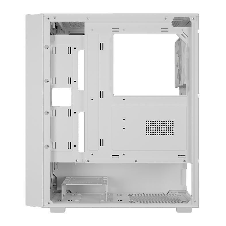 Gabinete Gamer Gamdias Aura GC2 Elite, RGB, Mid-Tower, Lateral De Vidro, Com 4 Fans, Branco, AURA-GC2-ELITEWH