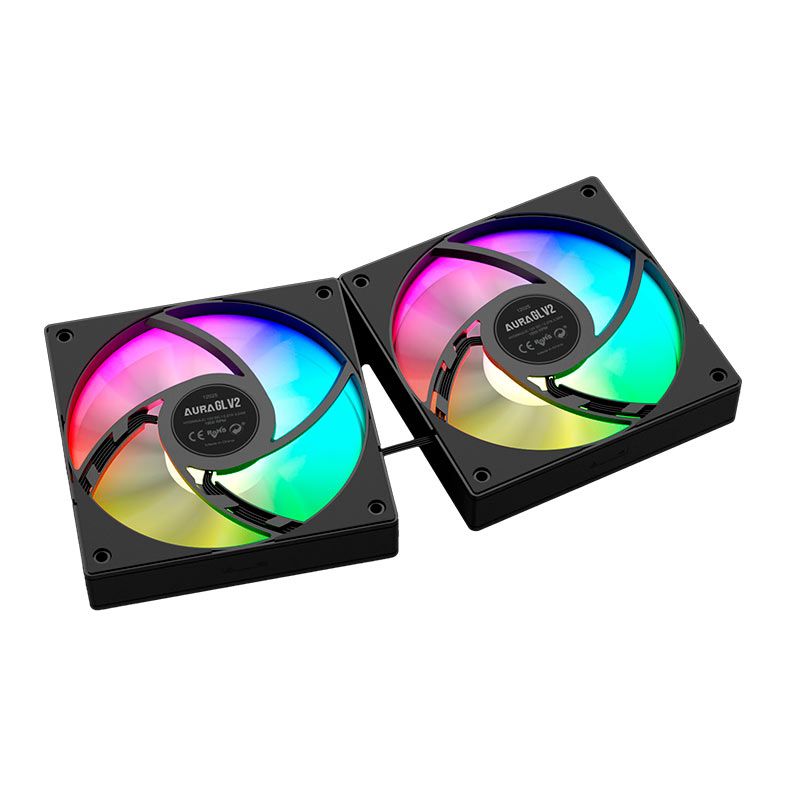 Water Cooler Gamdias Aura GL240 V2, ARGB, 240mm, Preto, AURA-GL240-V2
