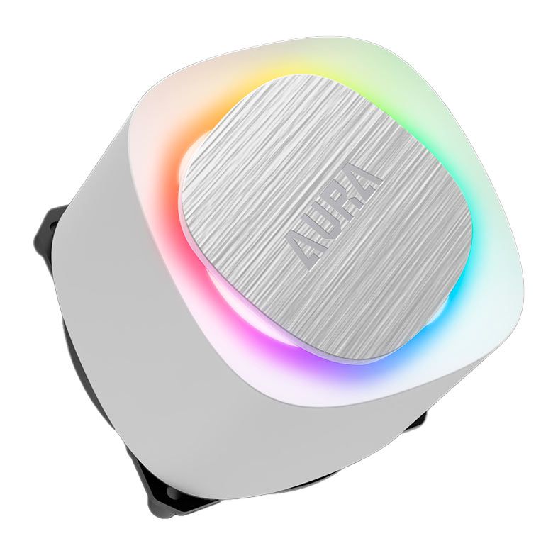 Water Cooler Gamdias Aura GL240 V2, ARGB, 240mm, Branco, AURA-GL240-V2WH
