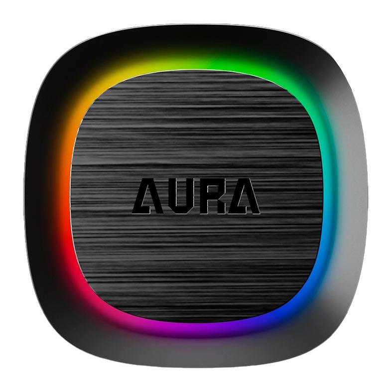 Water Cooler Gamdias Aura GL360 V2, ARGB, 360mm, Preto, AURA-GL360-V2BK