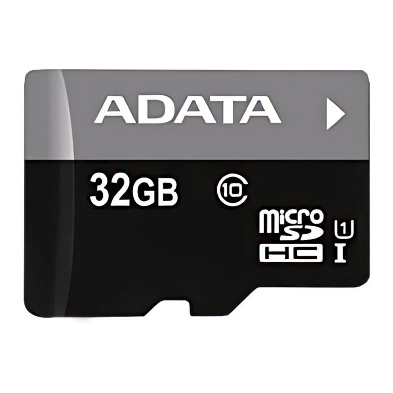 Cartao de Memoria Adata Class10, 32GB, Micro SDXC I, UHS-I, Com adaptador, AUSDH32GUICL10-RA1