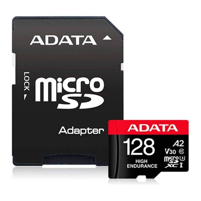 Cartao de Memoria Adata, 128GB, Micro SDXC + Adaptador, AUSDX128GUI3V30SHA2-RA1