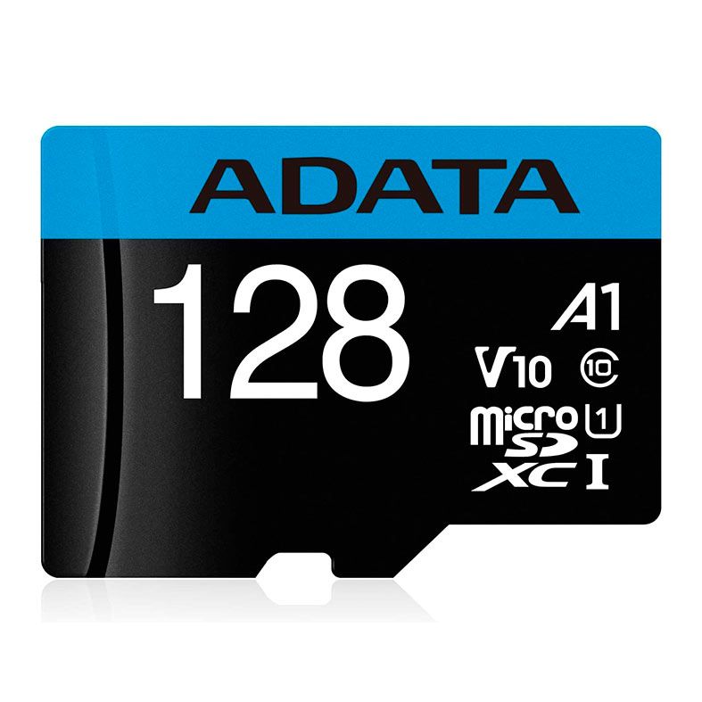 Cartao de Memoria Adata Premier, 128GB, Micro SDXC + Adaptador, AUSDX128GUICL10A1-RA1