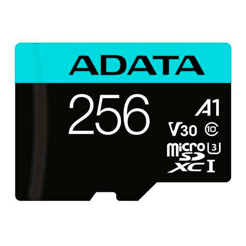 Cartao de Memoria Adata Premier Pro, 256GB, Micro SDXC + Adaptador, AUSDX256GUI3V30SA2-RA1