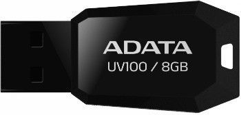 Pendrive ADATA Classic UV100 8GB Preto, AUV100-8G-RBK - BOX