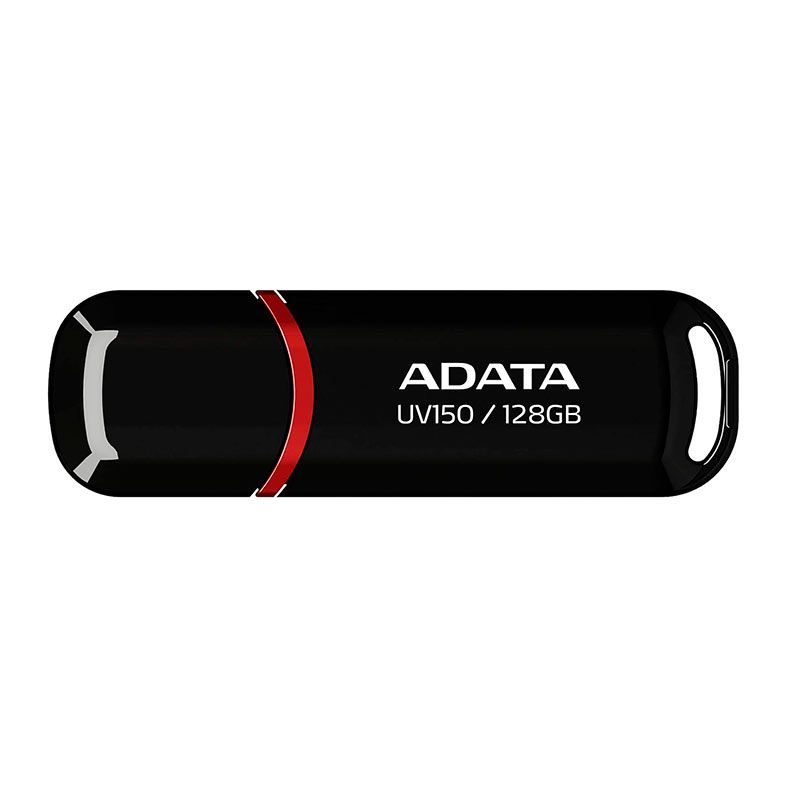 Pen Drive Adata UV150, 128GB, USB 3.2, Preto, AUV150-128G-RBK