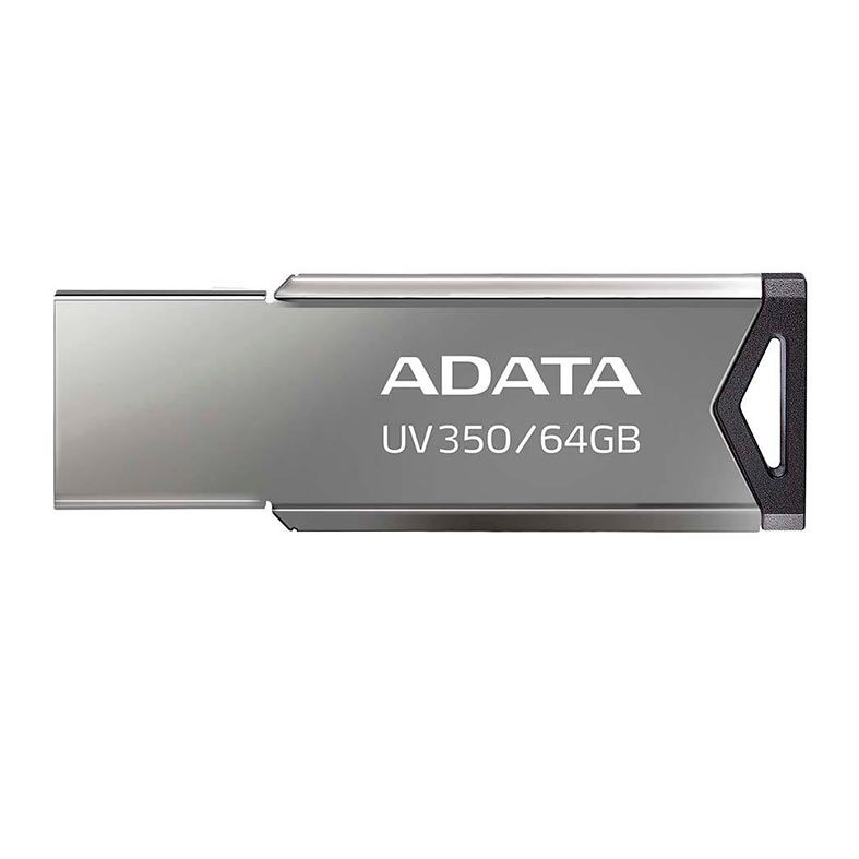 Pen Drive Adata AUV350, 64GB, USB 3.2, Preto, AUV350-64G-RBK