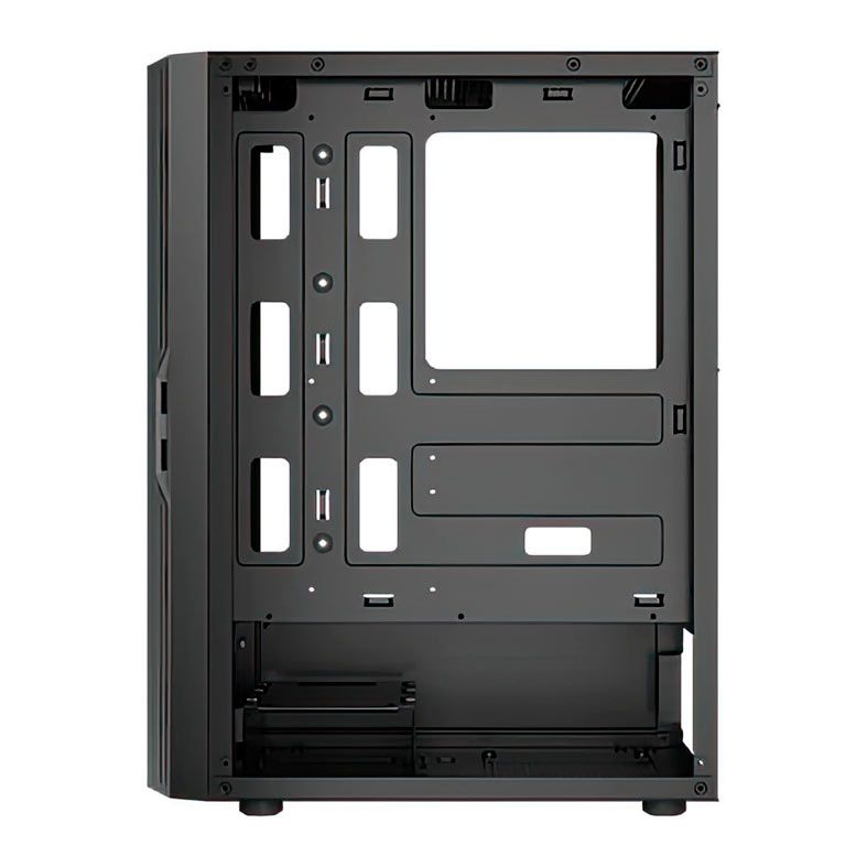 Gabinete Gamer Antec AX20 Elite, RGB, Mid-Tower, Lateral de Vidro, Com 4 Fans, Preto, AX20-ELITE-BK