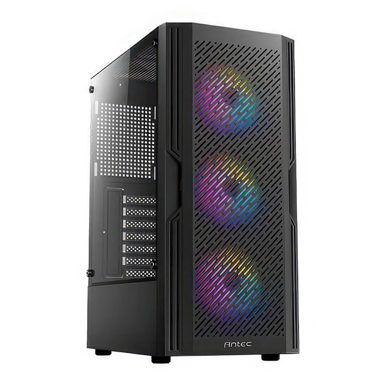 Gabinete Gamer Antec AX20 Elite, RGB, Mid-Tower, Lateral de Vidro, Com ...