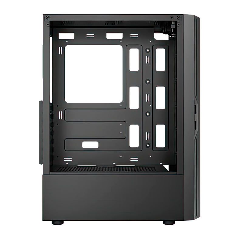 Gabinete Gamer Antec AX20 Elite, RGB, Mid-Tower, Lateral de Vidro, Com 4 Fans, Preto, AX20-ELITE-BK
