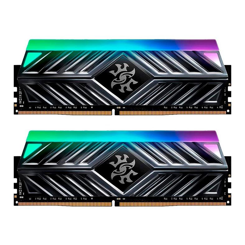 mem-ria-adata-xpg-spectrix-d41-rgb-32gb-2x16gb-ddr4-3200mhz-cinza