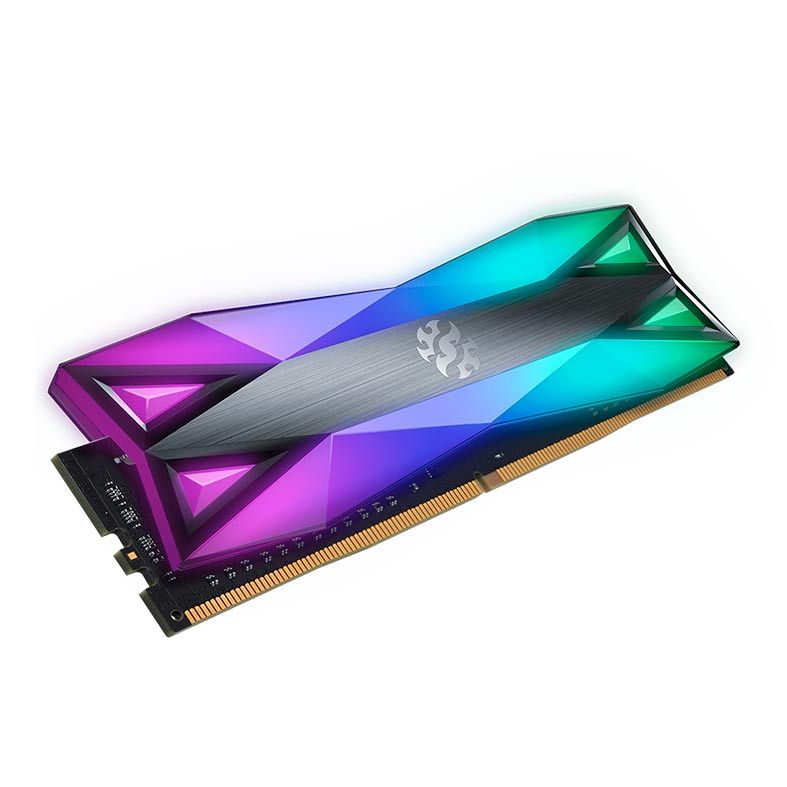 Memoria Adata XPG Spectrix D60G RGB 8GB (1x8) DDR4 3200MHz, AX4U320038G16A-ST60