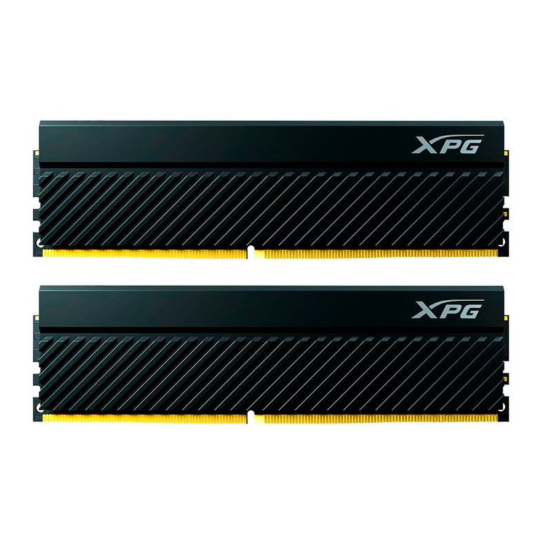Memoria Adata XPG Gammix D45, 16GB (2x8GB), DDR4, 3200Mhz, C16, Preta, AX4U32008G16A-DCBKD45