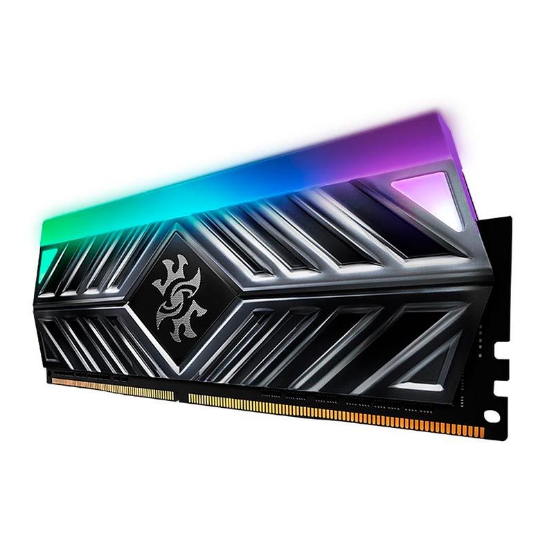Memoria Adata XPG Spectrix D41 RGB 8GB (1x8) DDR4 3600MHz Cinza, AX4U360038G18A-ST41