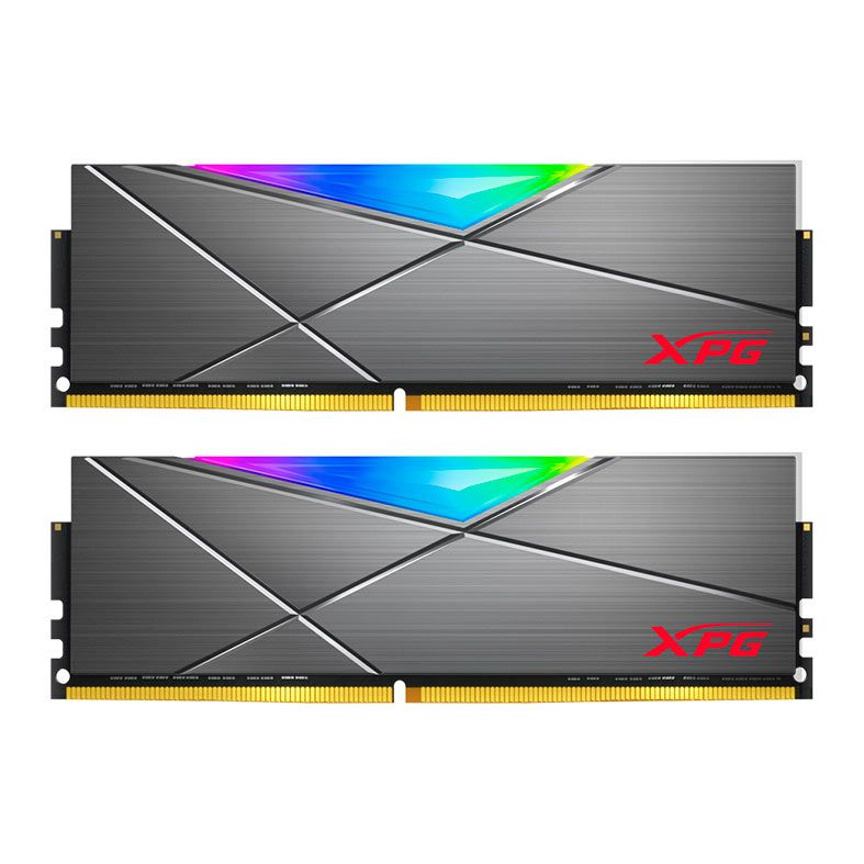 Memoria Adata XPG Spectrix D50, RGB, 16GB (2x8GB), DDR4, 3600MHz, C18, Cinza, AX4U36008G18I-DT50