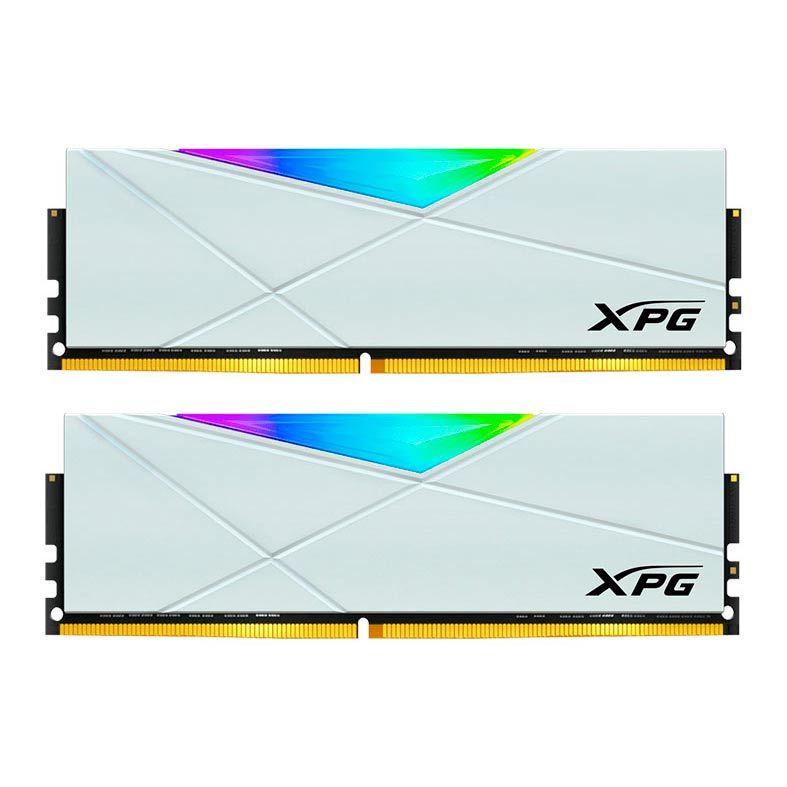 Memoria Adata XPG Spectrix D50, RGB, 16GB (2x8GB), DDR4, 4133MHz, C19, Branco, AX4U41338G19J-DW50