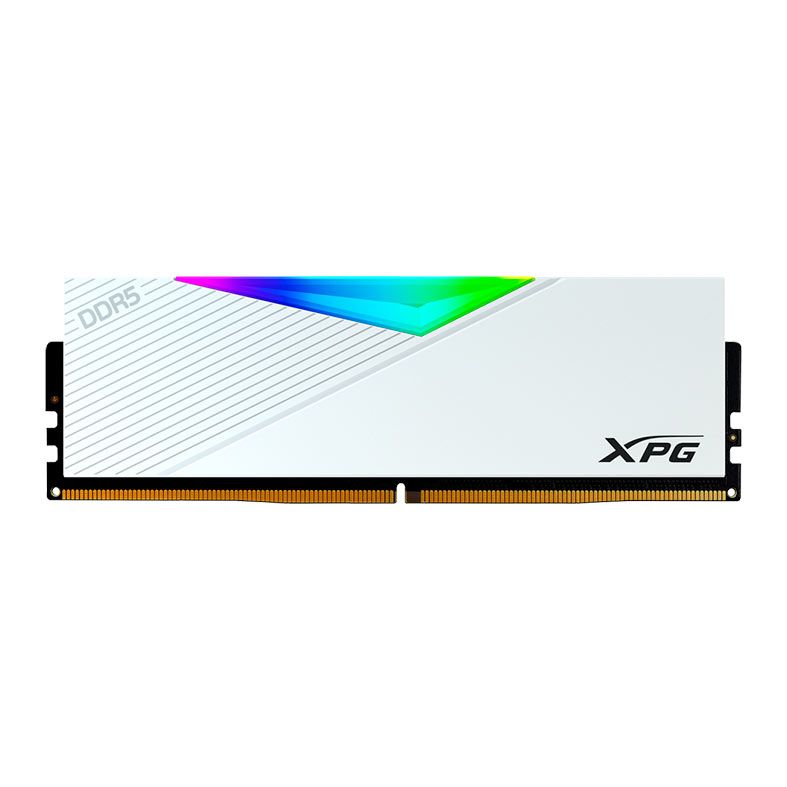 Memoria Adata XPG Lancer RGB, 16GB (1x16GB), DDR5, 5200MT/s, C38, Branca, AX5U5200C3816G-CLARWH