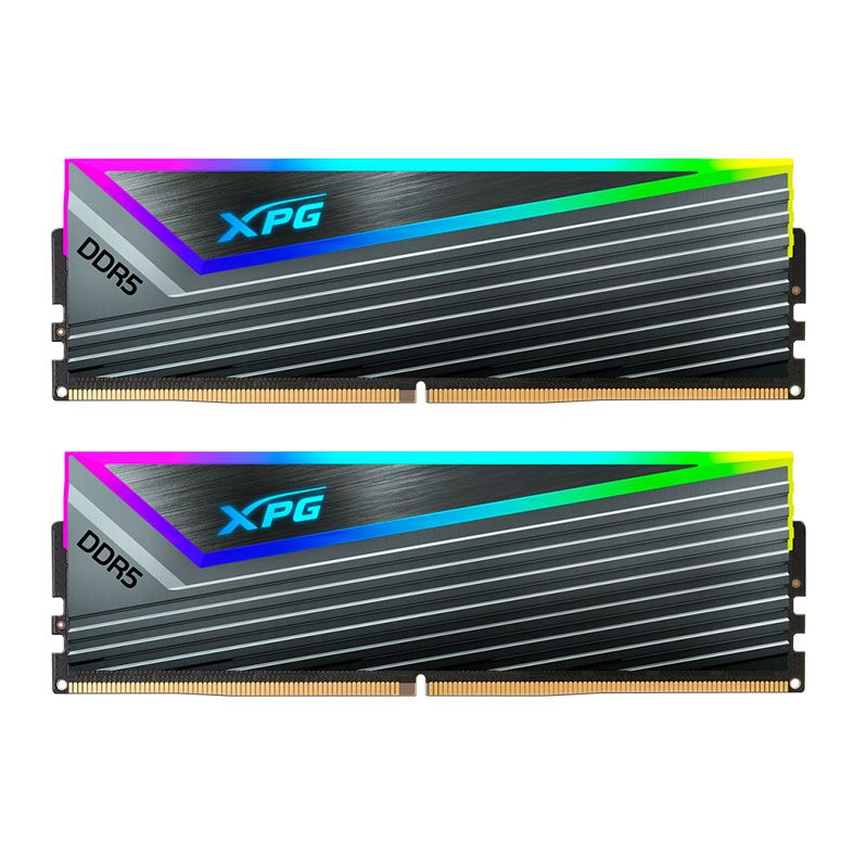 Memoria Adata XPG Caster RGB, 32GB (2x16GB), DDR5, 6400MHz, C40, Cinza, AX5U6400C4016G-DCCARGY