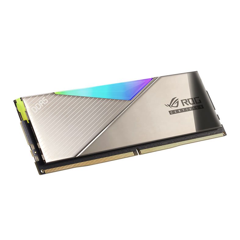 Memoria Adata XPG Lancer ROG Certified, RGB, 32GB (2x16GB), DDR5, 6600MHz, C32, Prata, AX5U6600C3216G-DCLARROG