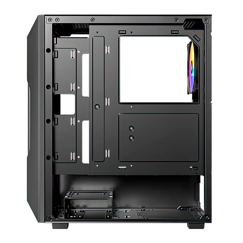 Gabinete Gamer Antec AX61 Elite, RGB, Mid-Tower, Lateral de Vidro, Com 4 Fans, Preto, AX61-ELITE