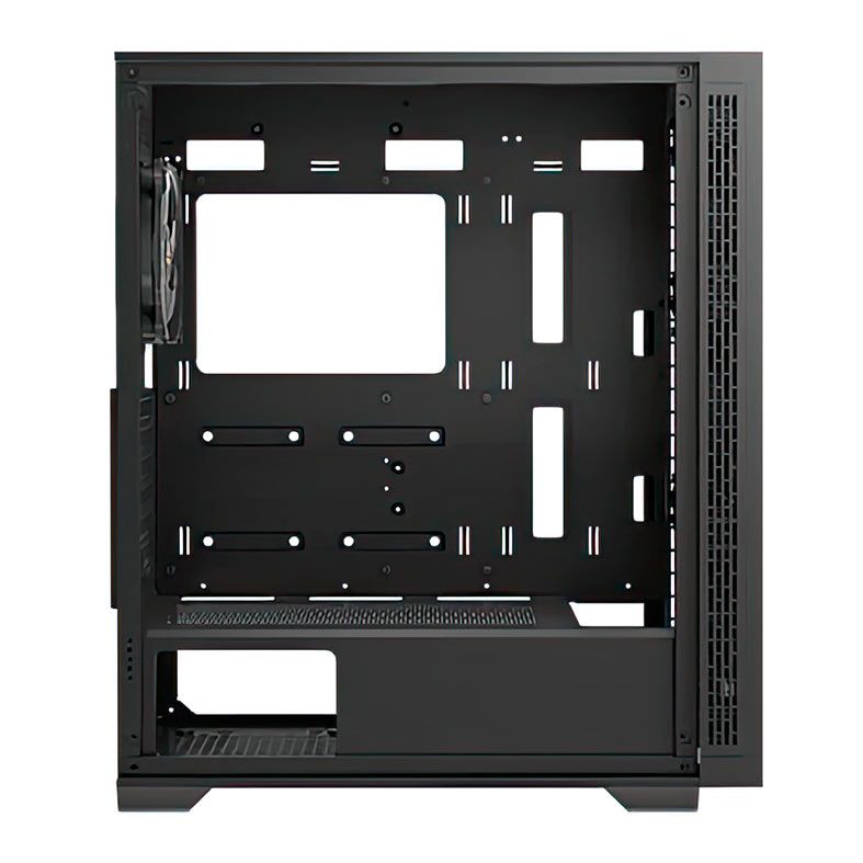 Gabinete Gamer Antec AX81 Elite, RGB, Mid-Tower, Lateral de Vidro, Com 4 Fans, Preto, AX81-ELITE-BK