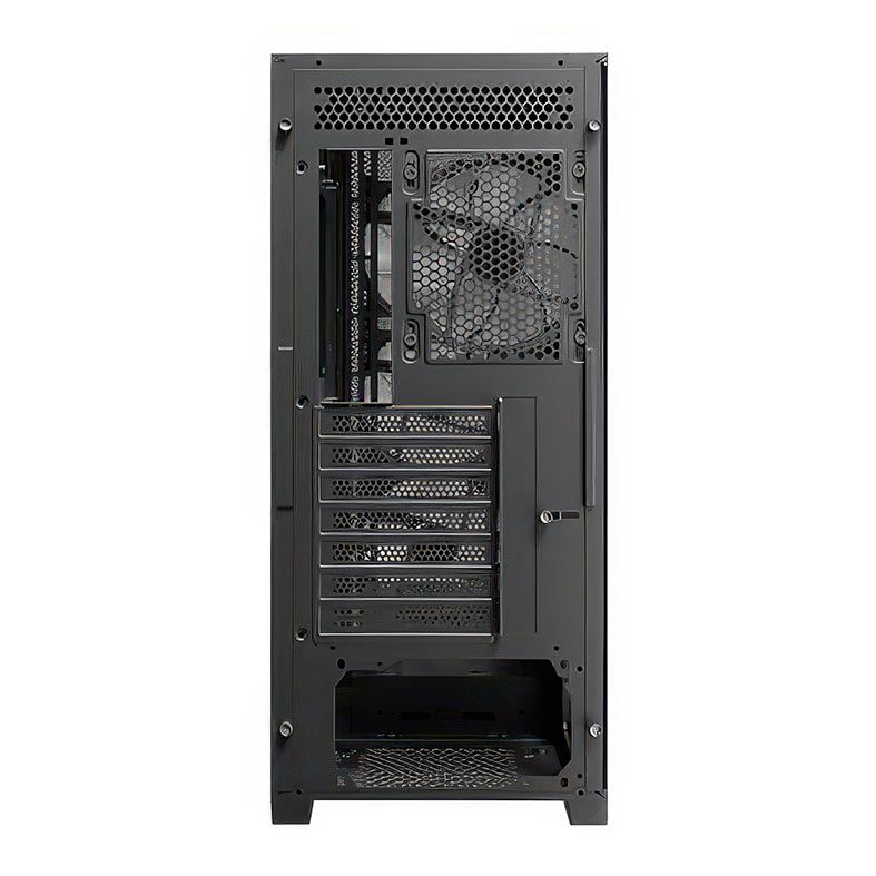 Gabinete Gamer Antec AX81 Elite, RGB, Mid-Tower, Lateral de Vidro, Com 4 Fans, Preto, AX81-ELITE-BK
