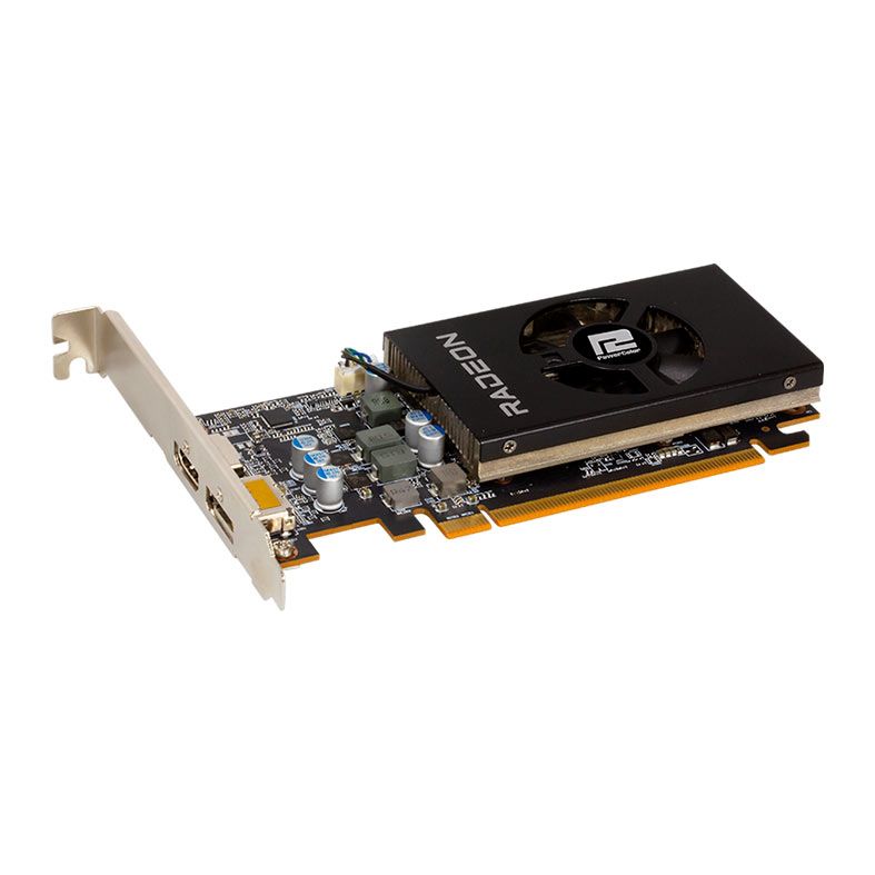 Placa de Video PowerColor Radeon RX 6400 Low Profile, 4GB, GDDR6, 64-bit, AXRX-6400-LP-4GBD6-DH