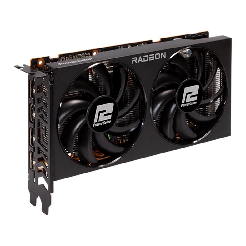 Placa de Video PowerColor Radeon AXRX 6650 XT Fighter, 8GB, GDDR6, 128-bit, AXRX-6650XT-8GBD6-3DH