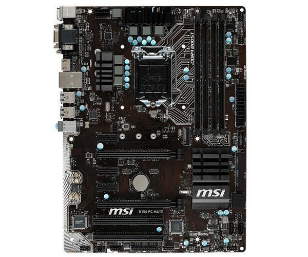 Msi b150 pc mate подключение