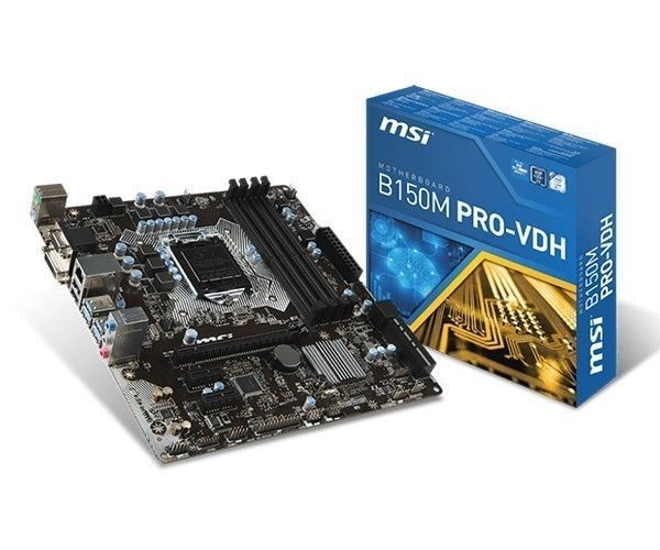 Placa Mae MSI B150M PRO-VDH DDR4 Socket LGA1151 Chipset Intel B150