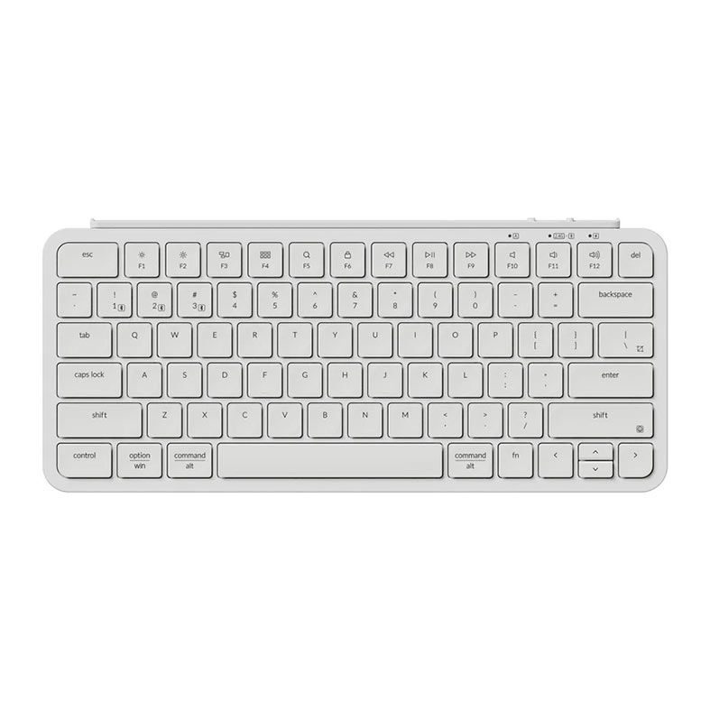 Teclado Keychron B1 Pro Ultra Slim, Wireless, Branco, B1P-K8