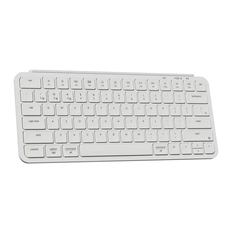 Teclado Keychron B1 Pro Ultra Slim, Wireless, Branco, B1P-K8