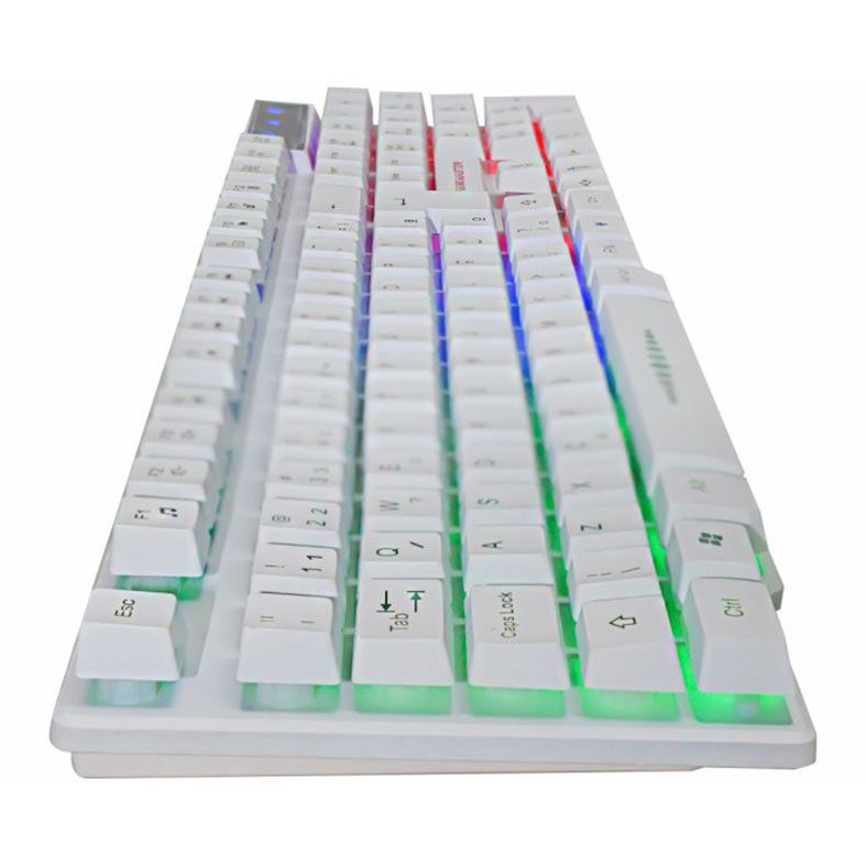 Kit Teclado e Mouse K-MEX KMW52MOA8, ABNT2, 1000DP, USB, Branco, B2KMW5228U2CB2X