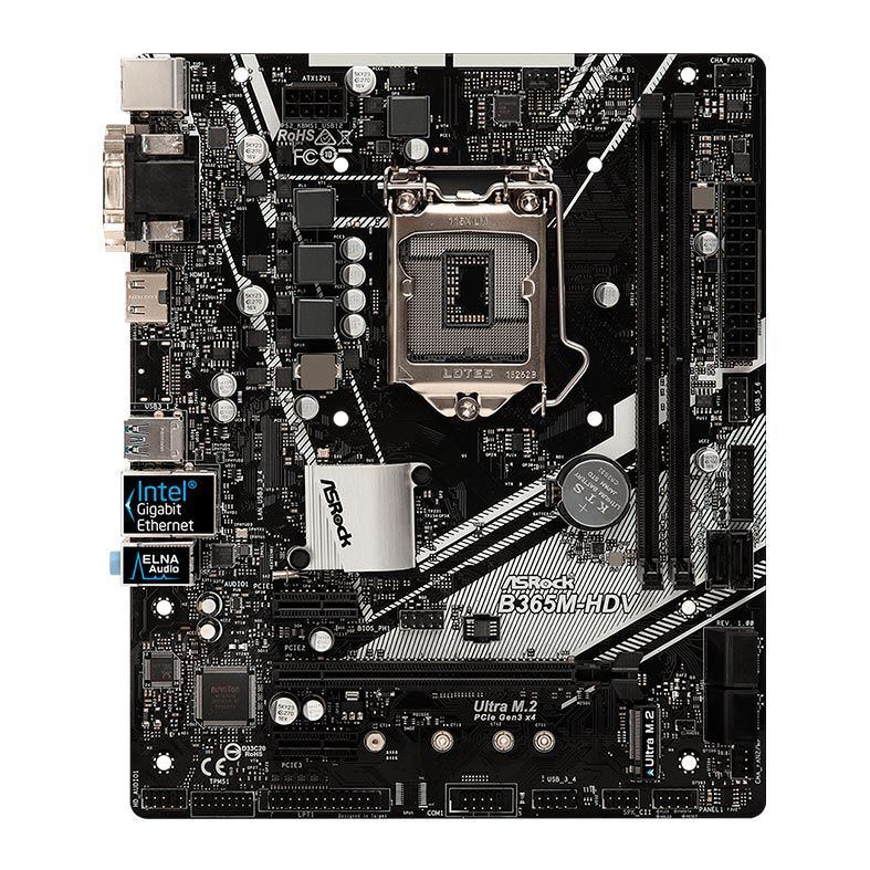 Asrock b365m hdv какие процессоры поддерживает