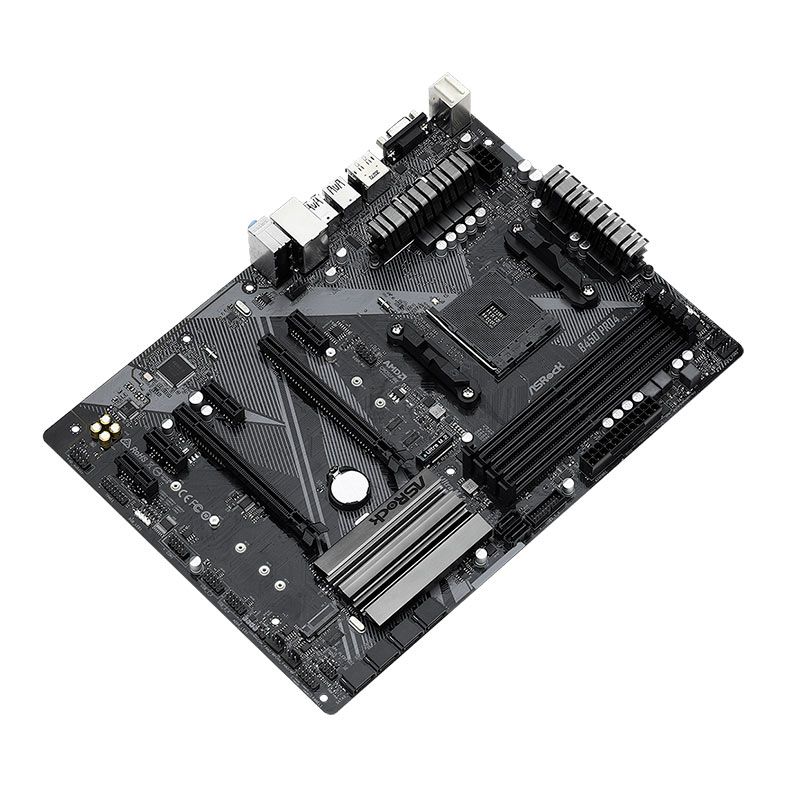 Placa Mae ASRock B450 PRO4 R2.0, DDR4, Socket AM4, ATX, Chipset AMD B450, B450 PRO4 R2.0