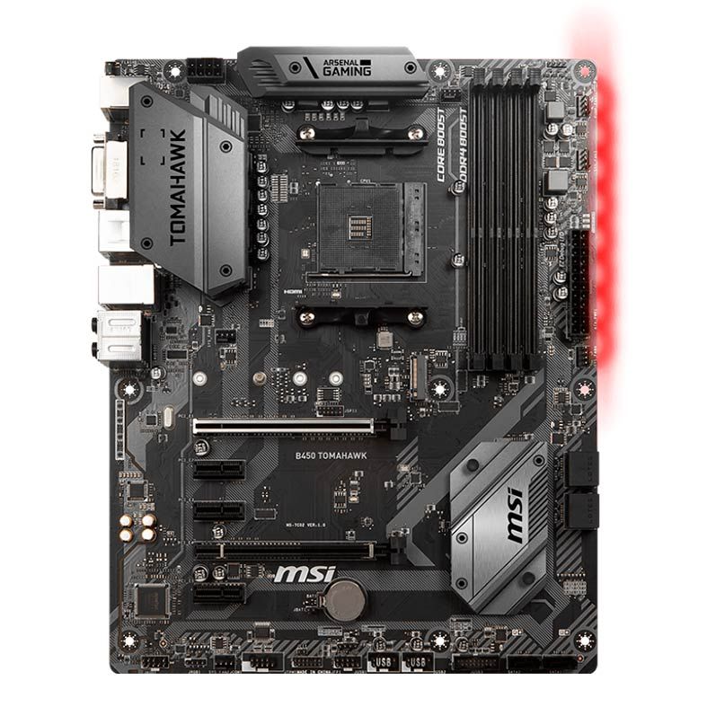 Placa Mae MSI B450 Tomahawk Socket B450, Chipset AMD B450
