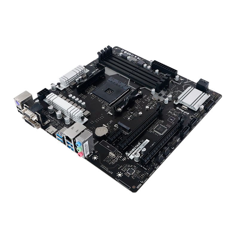 Placa Mae Biostar B450MX, DDR4, Socket AM4, M-ATX, Chipset AMD B450, B450MX