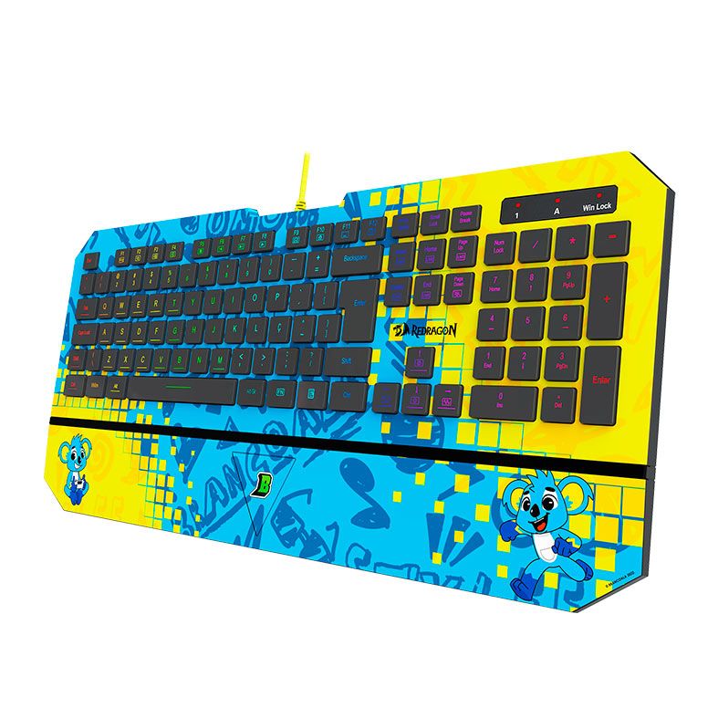 TECLADO GAMER BRANCOALA RGB