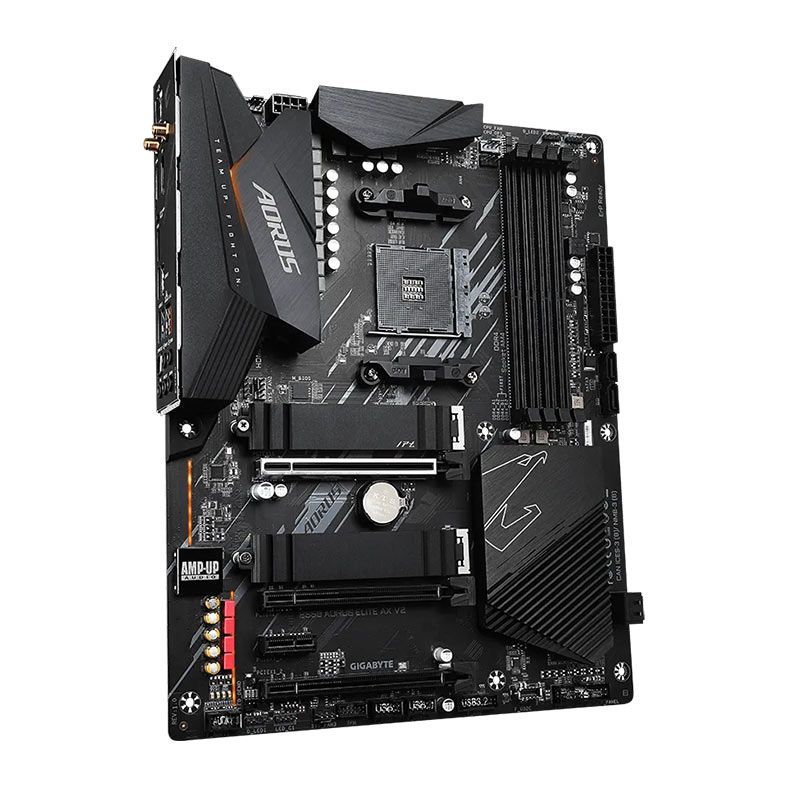 Placa Mae Gigabyte B550 Aorus Elite AX V2, WiFi, DDR4, Socket AM4, ATX, Chipset AMD B550, B550-AORUS-ELITE-AX-V2