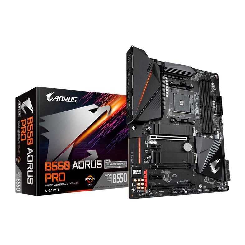 Placa Mae Gigabyte B550 Aorus PRO DDR4 Socket AM4 Chipset AMD B550