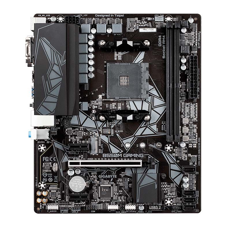 Placa Mae Gigabyte B550M Gaming DDR4 Socket AM4 Chipset AMD B550