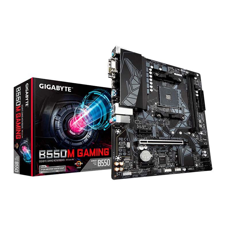 Placa Mae Gigabyte B550M Gaming DDR4 Socket AM4 Chipset AMD B550