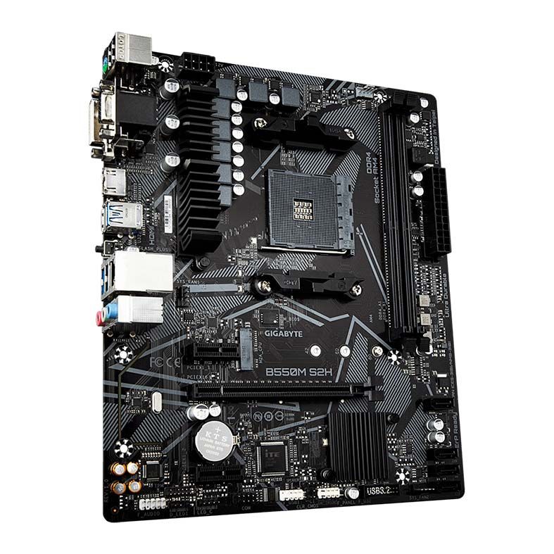 Placa Mae Gigabyte B550M S2H DDR4 Socket AM4 Chipset AMD B550